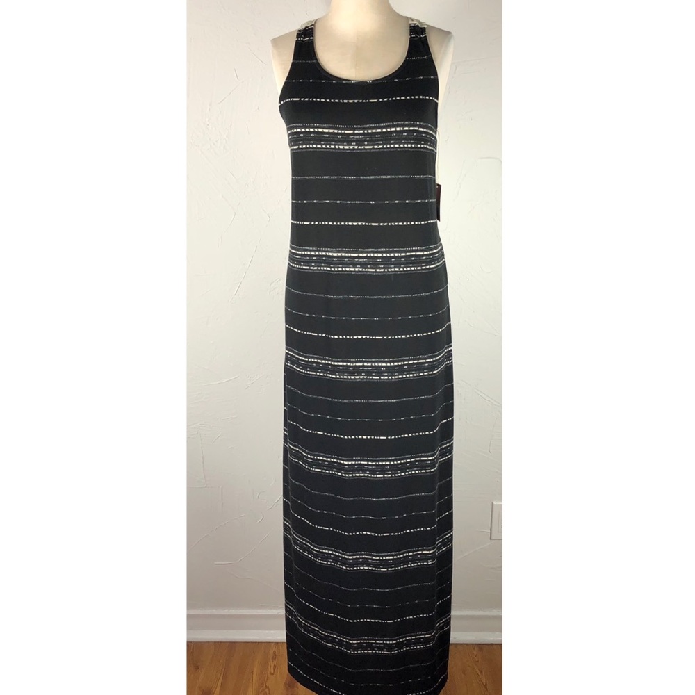 Mossimo black lace racerback tank maxi dress NWT